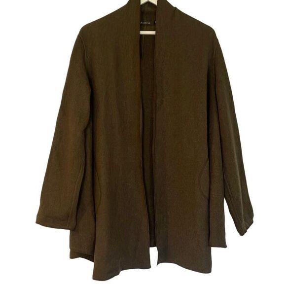Cut Loose 100% boiled wool draped open cardigan jacket S\M - Picture 1 of 10